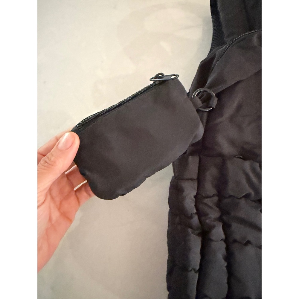 Bagsmart Black Puffy Quilted Backpack with Detachable Pouch NWT - Picture 3 of 6